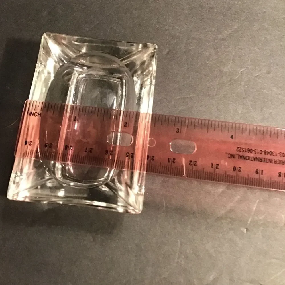 Vintage Small Etched Ashtray‎